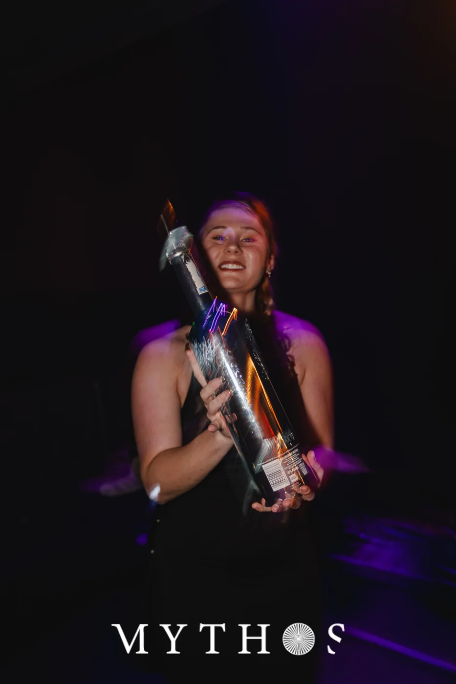 Live violin performance at MYTHOS, AURA, 22 August 2025
