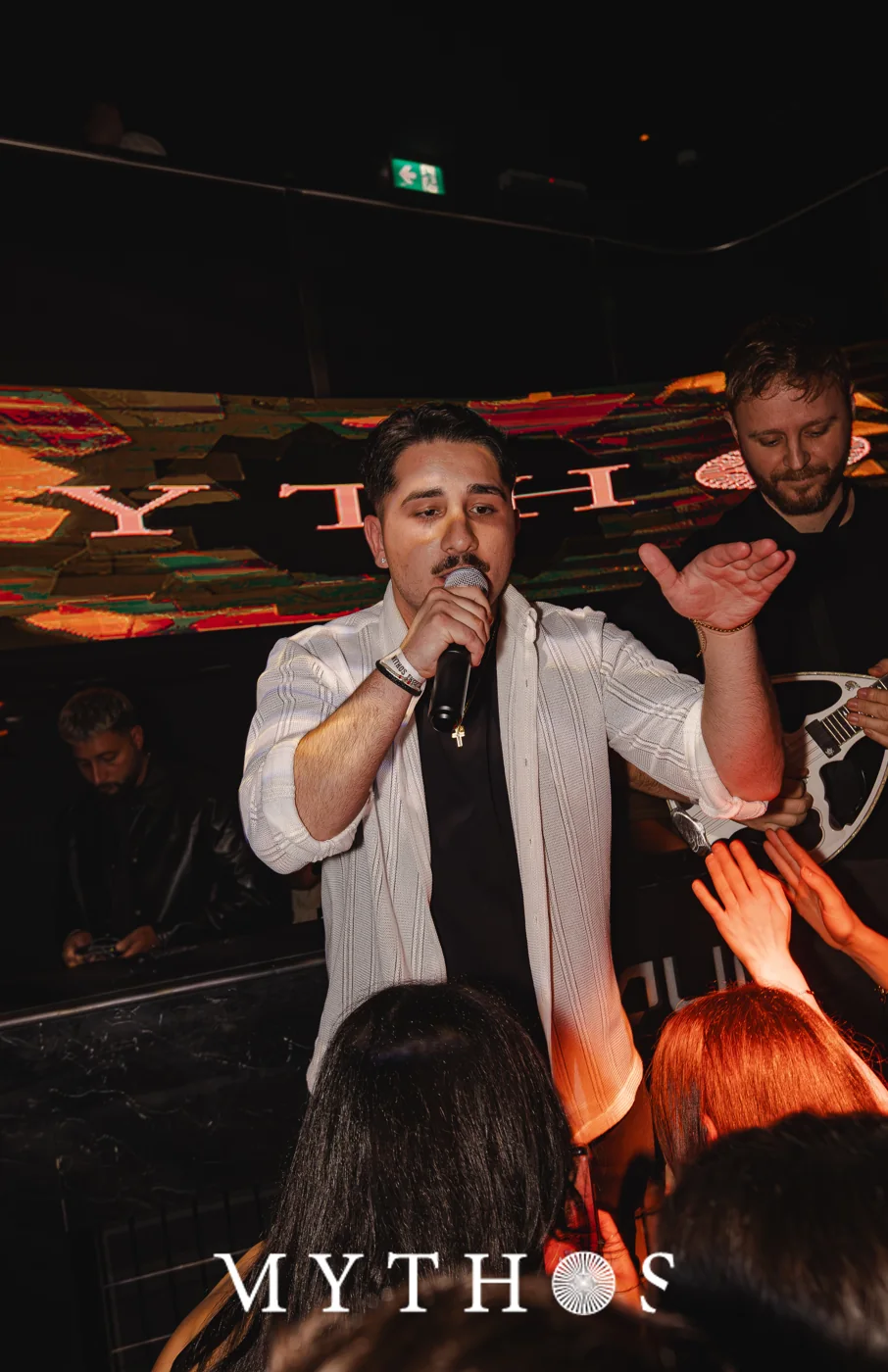 Live vocalist at MYTHOS, AURA, 22 August 2025