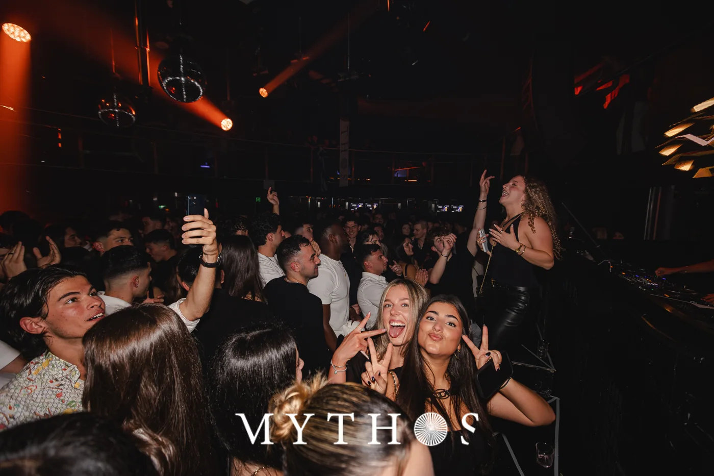 Guests on the dance floor at MYTHOS, AURA, 22 August 2025
