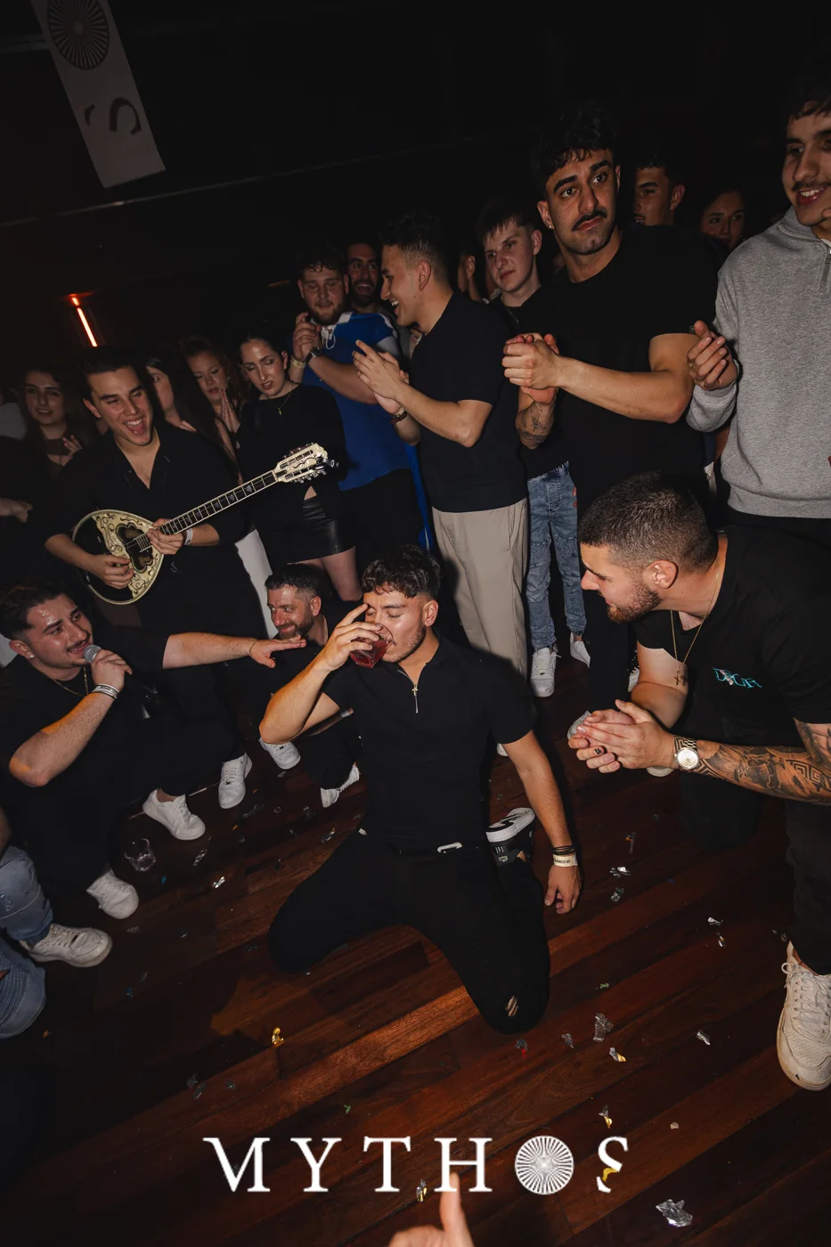Bouzouki and Greek celebration at MYTHOS, AURA, 22 August 2025