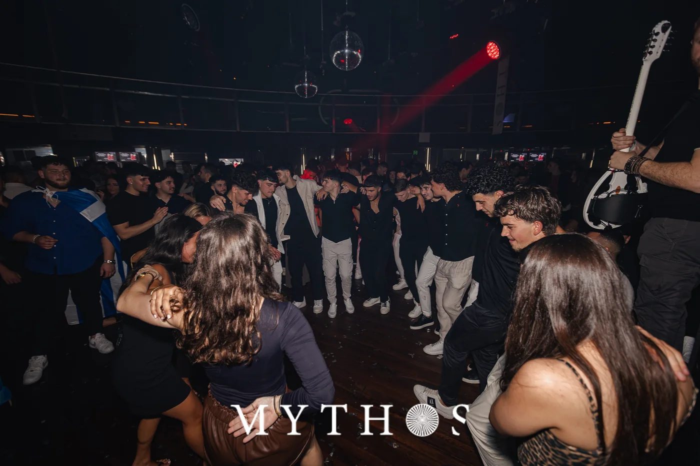 Dance floor atmosphere at MYTHOS, AURA, 22 August 2025
