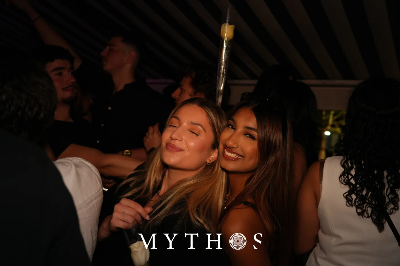 Guests dancing at MYTHOS, PELICANO, 29 May 2026