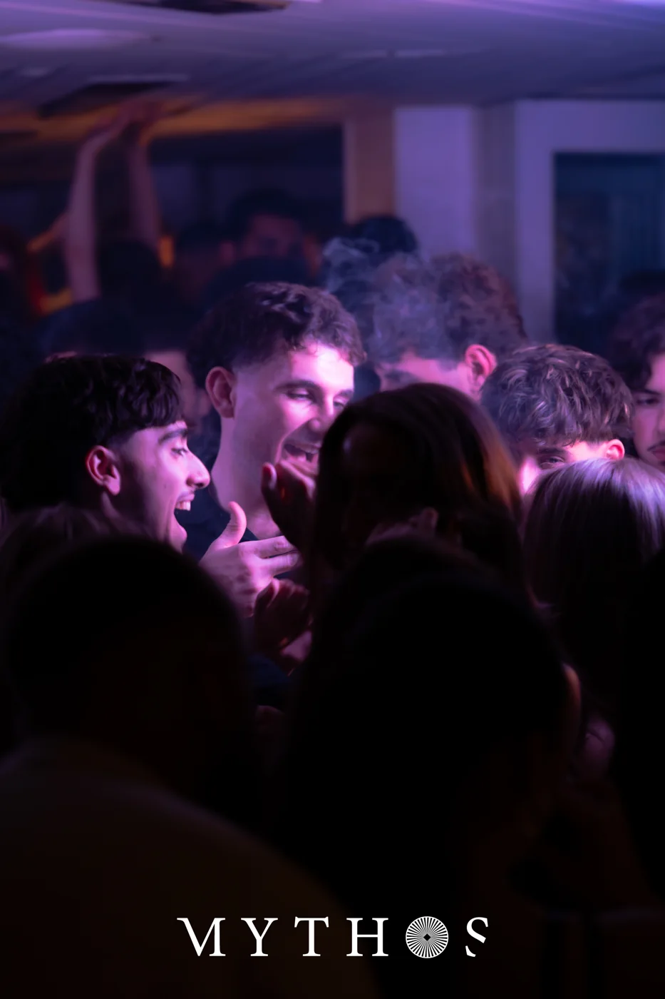 Dance floor crowd at MYTHOS, PELICANO, 29 May 2026