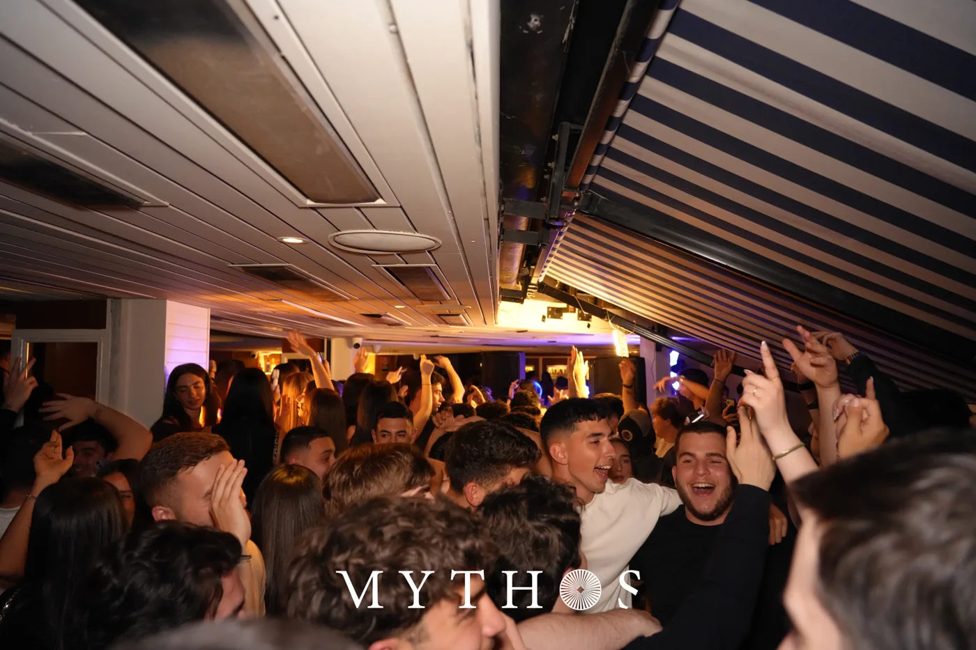 Crowd through the venue at MYTHOS, PELICANO, 19 September 2026