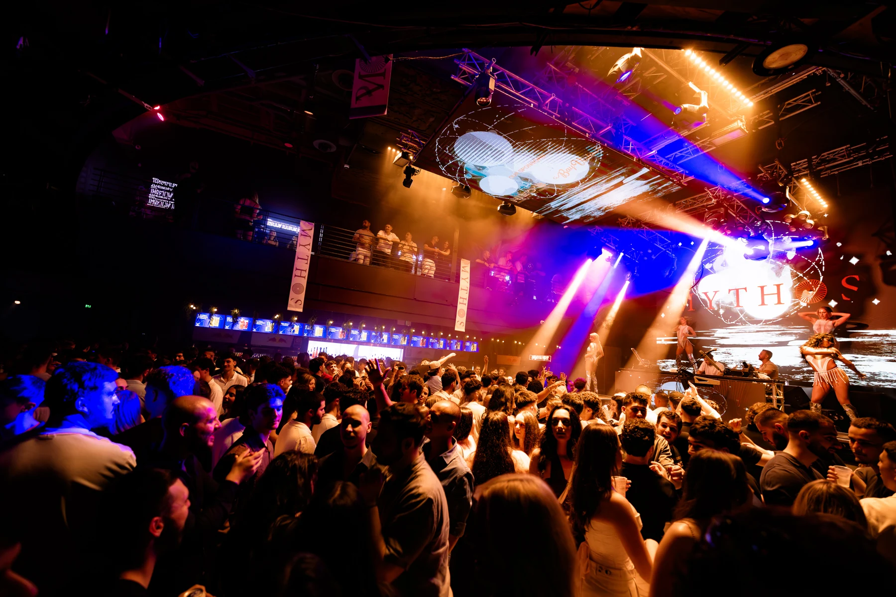 MYTHOS crowd and stage at HOME THE VENUE