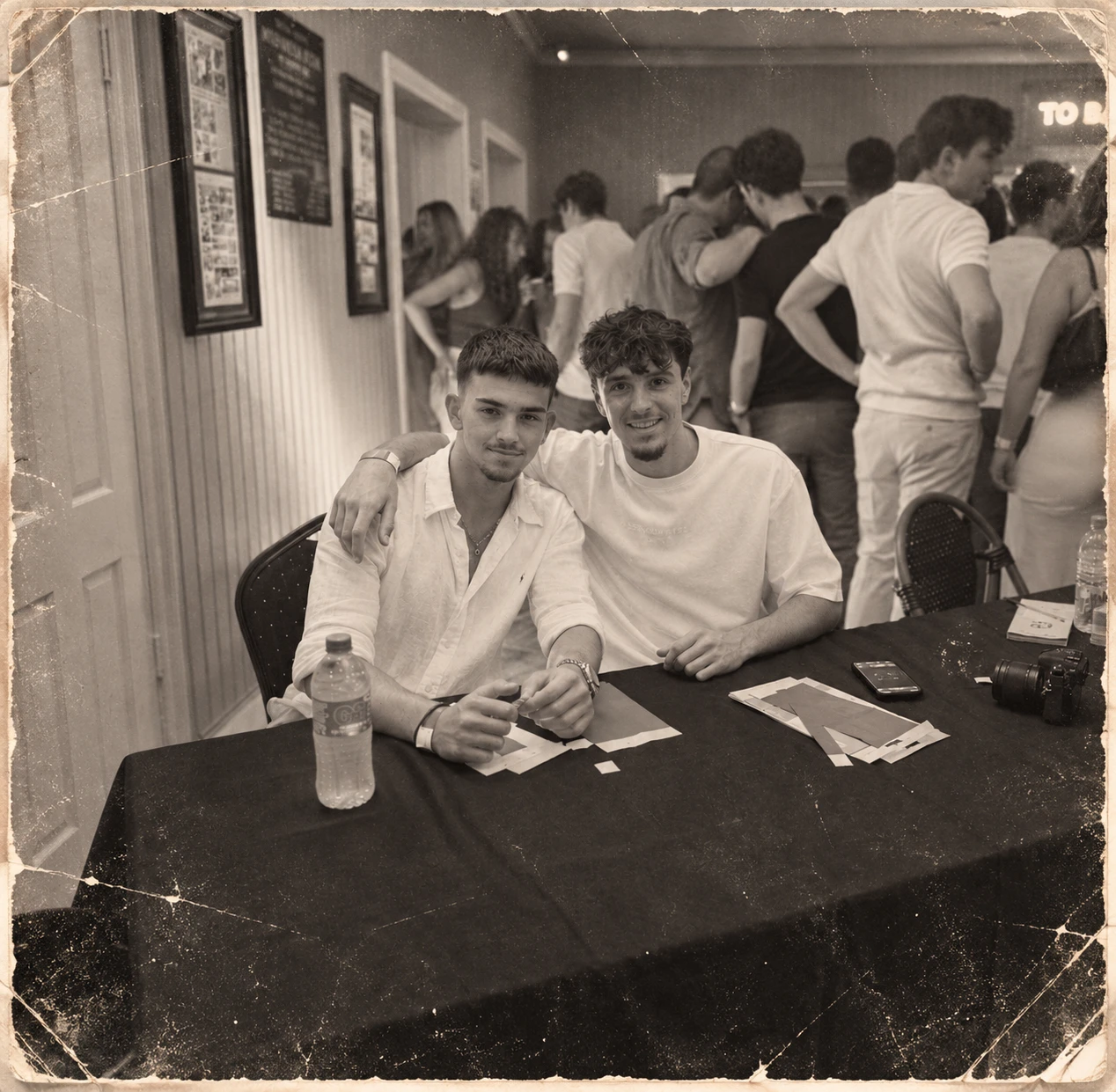 Terry and Anton together at the first event they organised